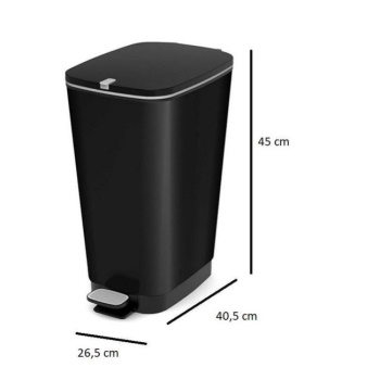 KIS kanta za otpatke 35l Black matt KBMBM-2